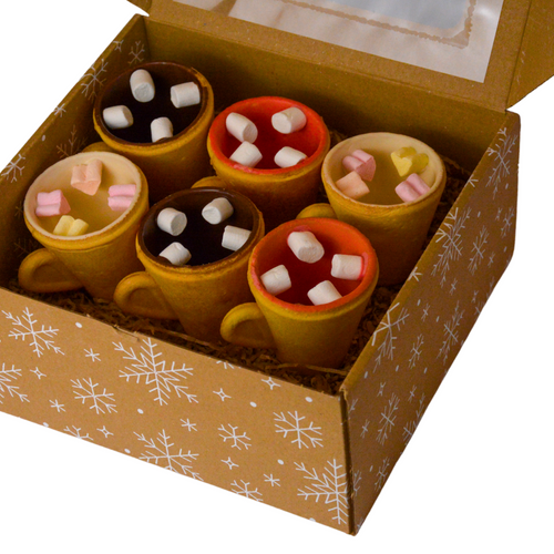 Jedlá šálka s marshmallow 6 ks