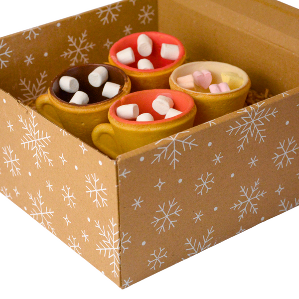 Jedlé marshmallow poháre, 4 kusy